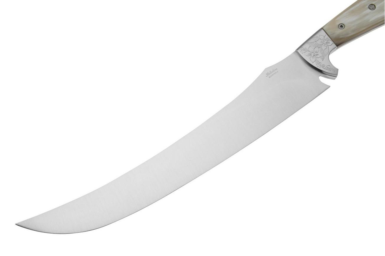 Saladini Champagne Saber Ox Horn, champagnesabel