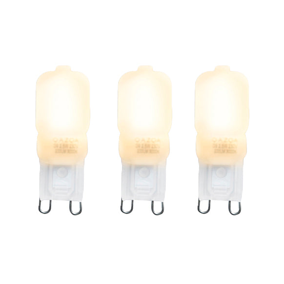 LUEDD Set van 3 G9 LED lampen CUTE PC 2W 200 lm 2700K