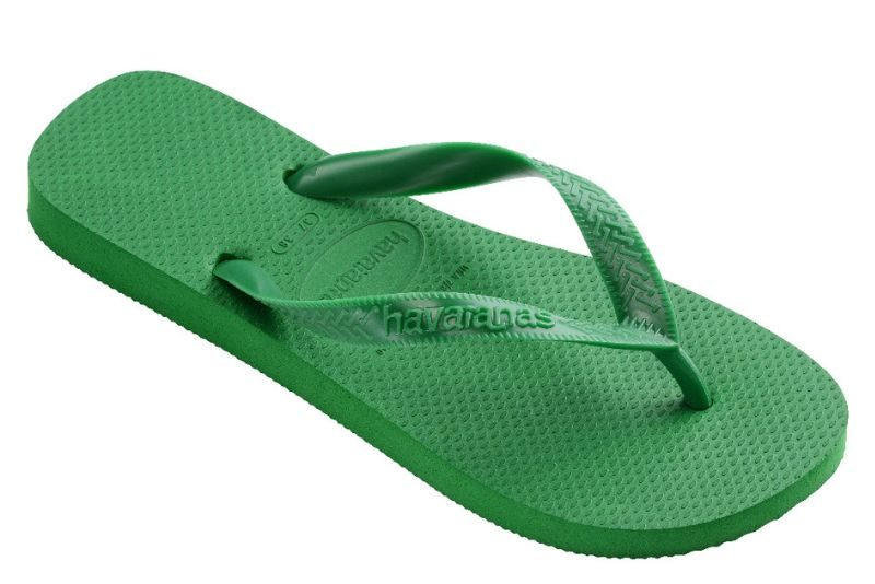 HAVAIANAS TOP VERDE PATRIA KLIPKLAPPER I GRØNT GUMMI
