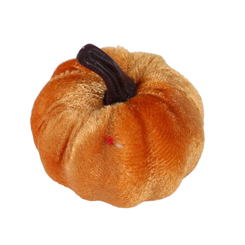(12er Set) Stoff Herbst Kürbis Deko Aufsteller Home Accessoire Thanksgiving / Halloween Tischdekoration - Bunt