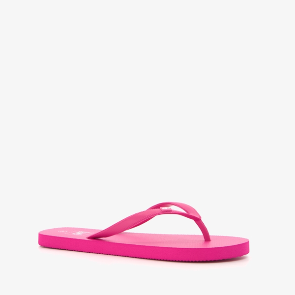 Dames teenslippers roze