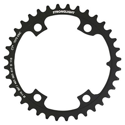 plateau route 4bra 36dts interieur type shimano ultegra r8000-8050 noir ct2 11v. (pour plateau 48 et 51dts)