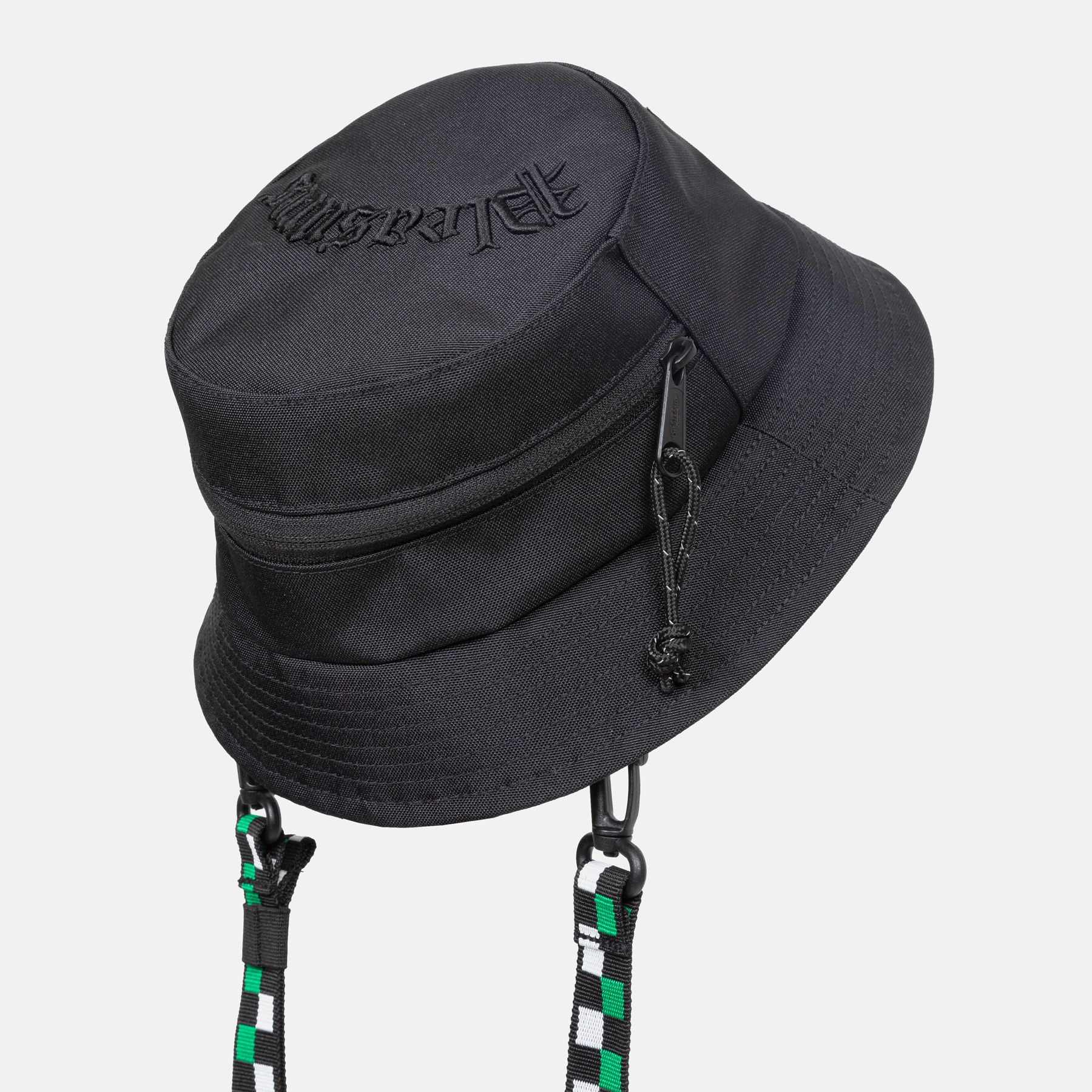 Bucket Crossbody Pleasures Embroidery Black