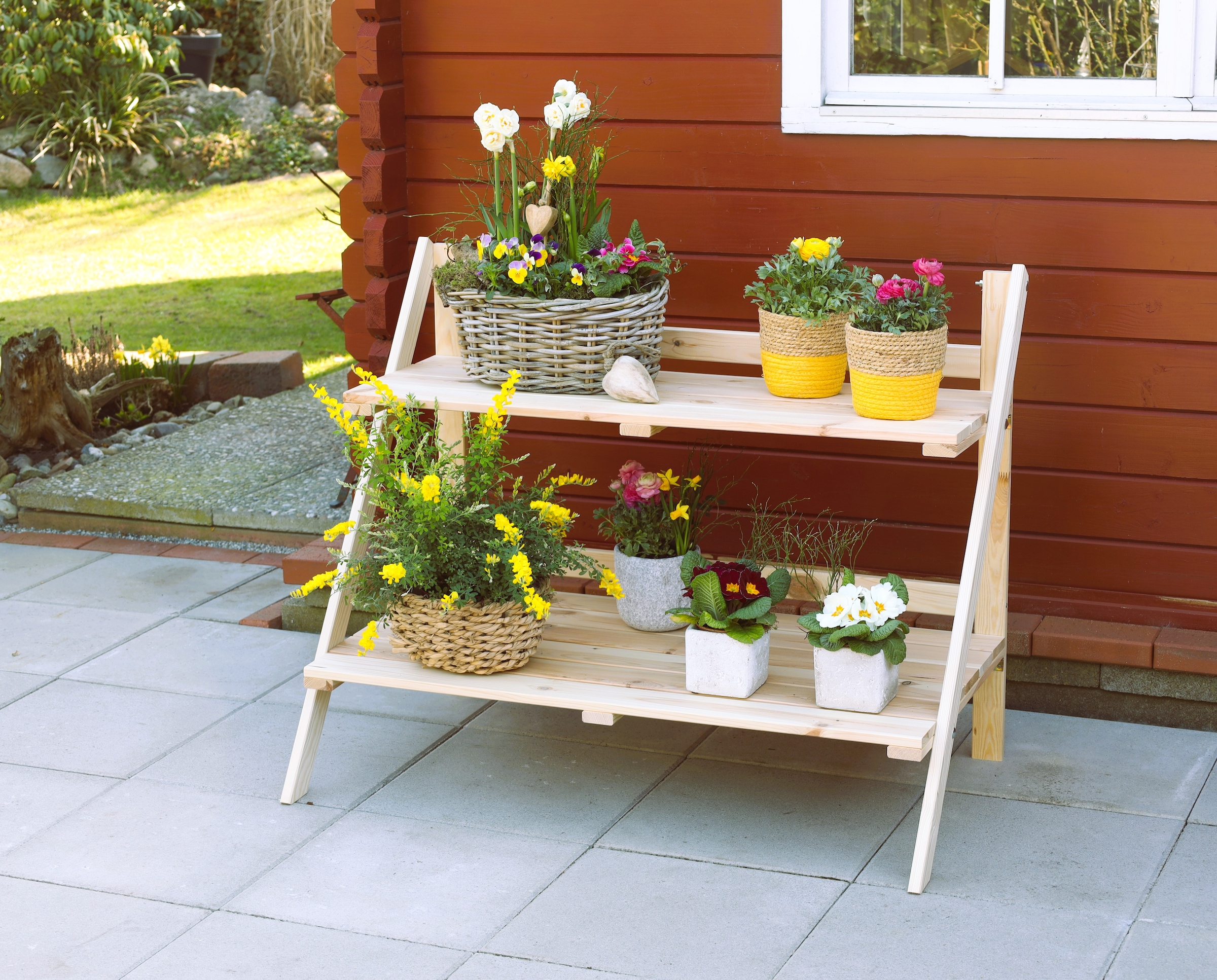 promadino Pflanzentreppe BxTxH: 102x59x81 cm