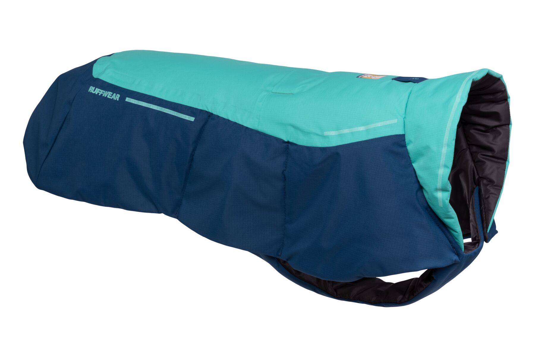 Veste d'hiver vert™ impermeable, coupe-vent et isolé avec boucles de jambe. Couleur: aurora teal (sarcelle), taille: xl