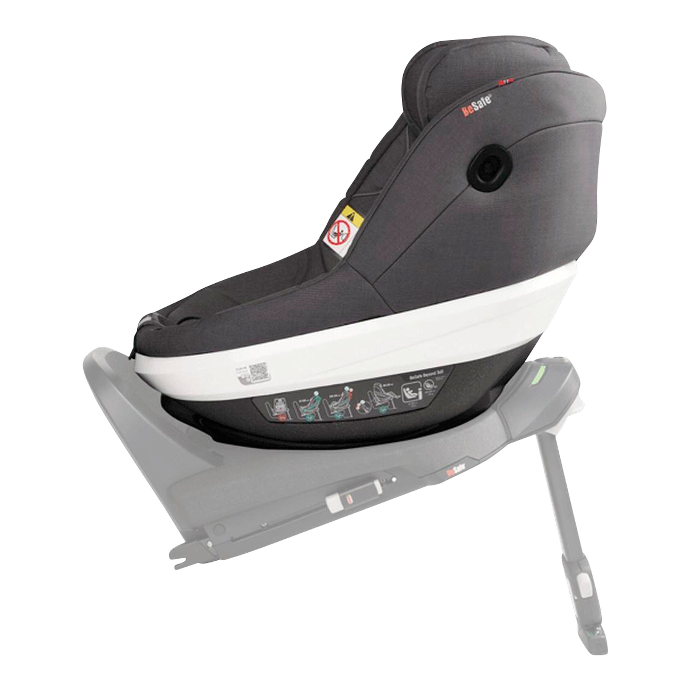 BeSafe Babyschale Beyond 360 dark grey melange
