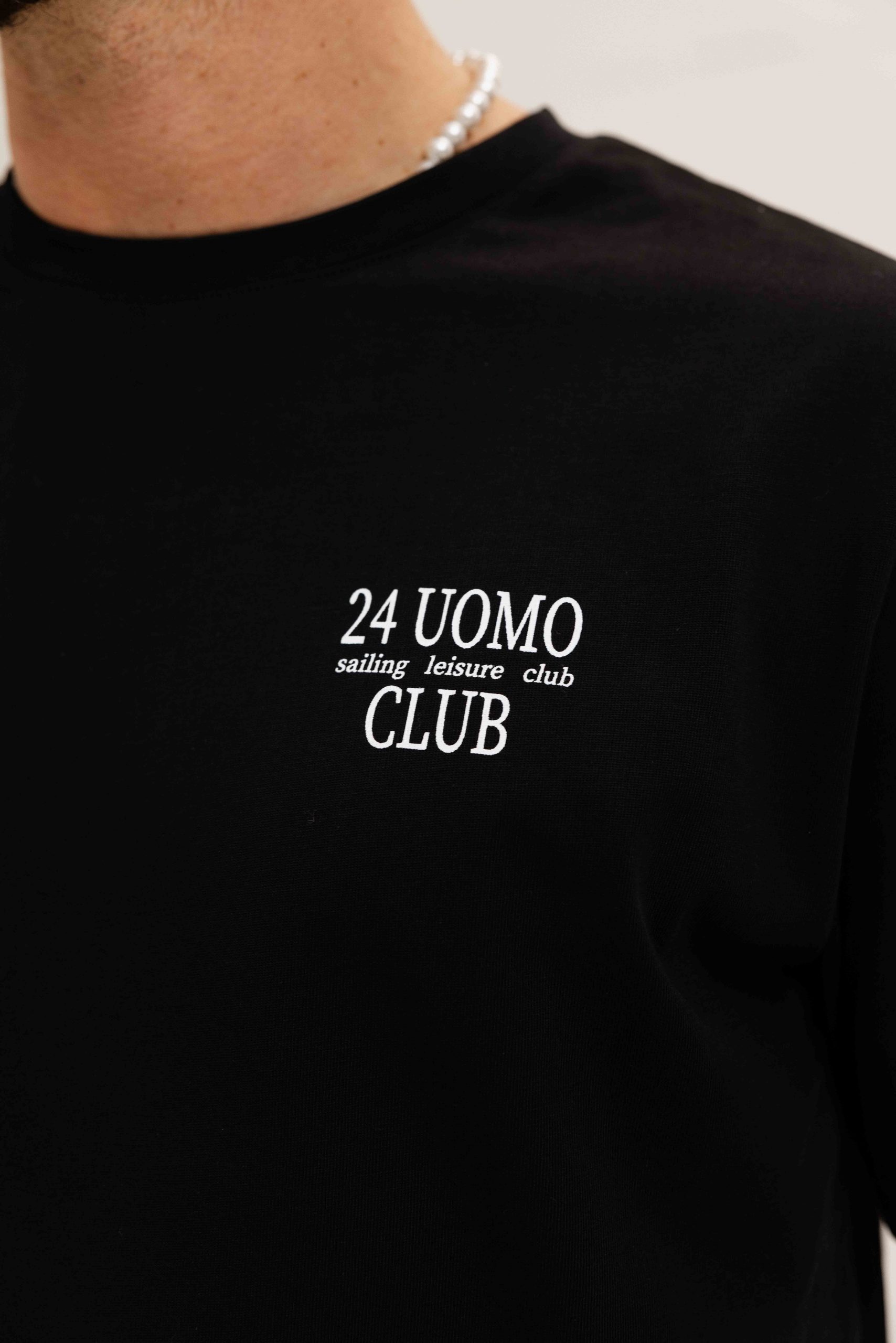 24 Uomo Leisure Club Zomerset Heren Zwart