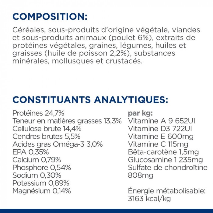 HILL'S Prescription Diet j/d Metabolic + Mobility Mini au Poulet - Croquettes pour chien