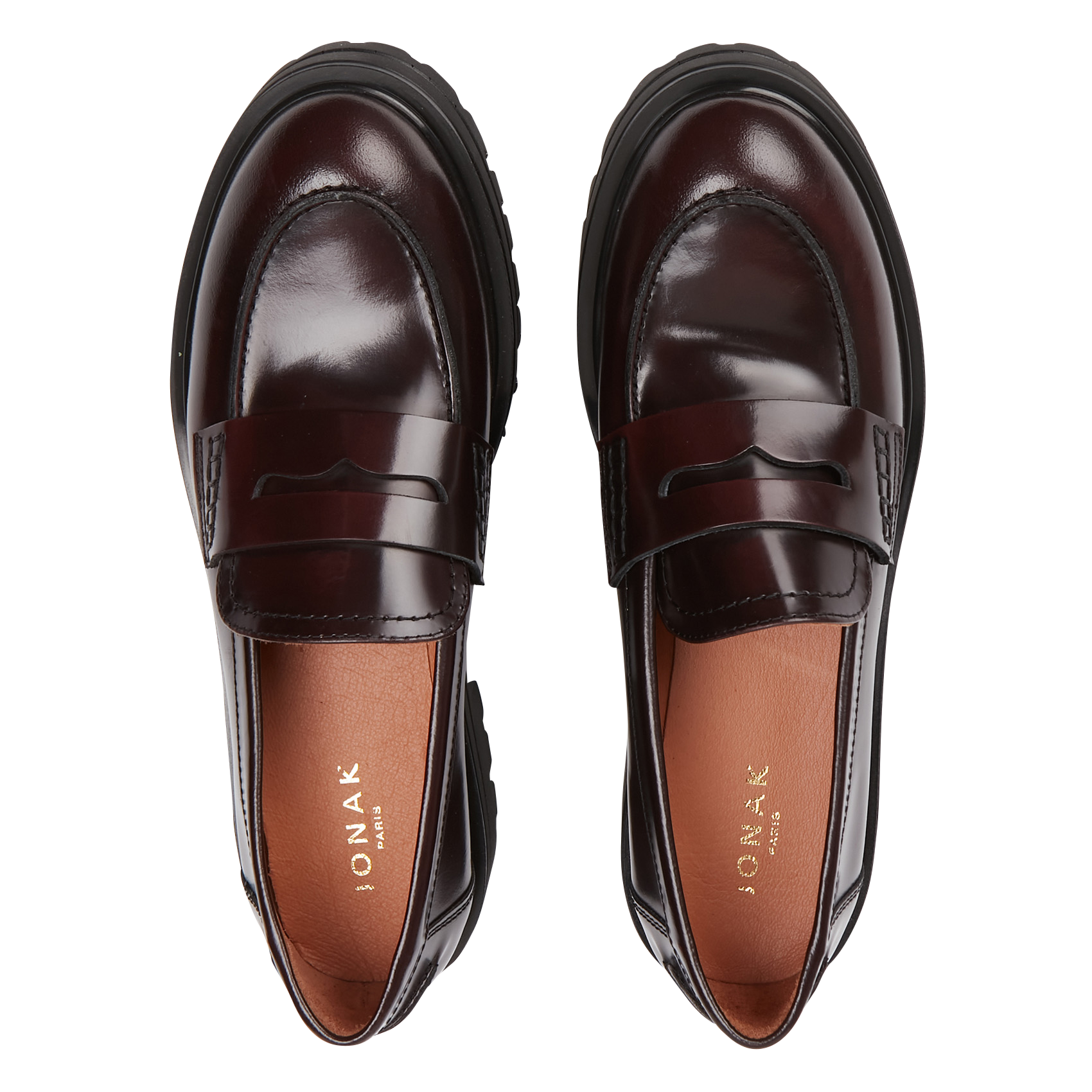 ALFI - Mocassins en cuir | Rouge