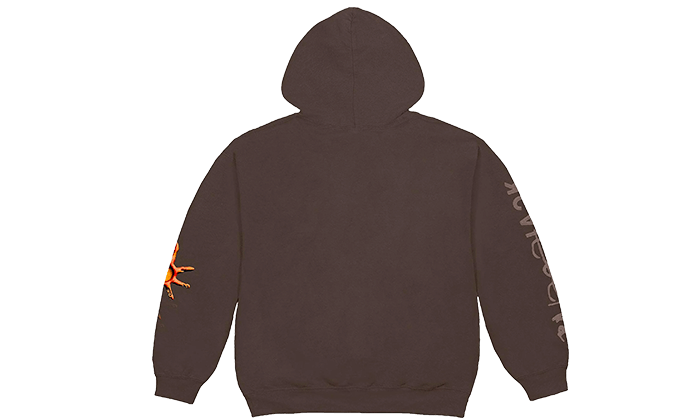 Travis Scott Reverse Dog Zip Up Hoodie Brown
