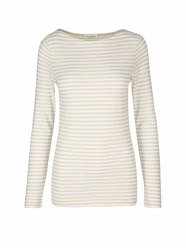 MARC O'POLO Langarmshirt beige