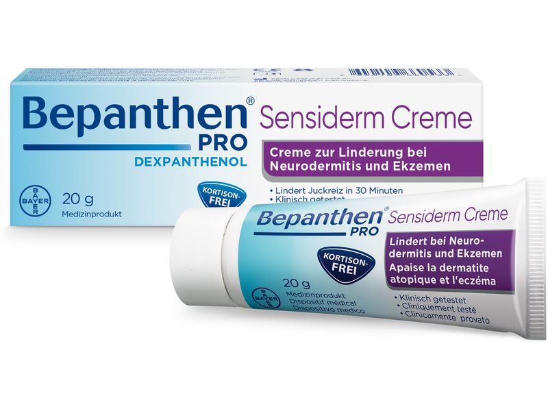 Bepanthen Pro Sensiderm Creme 20 g Creme zur Linderung bei juckender, geröteter Haut