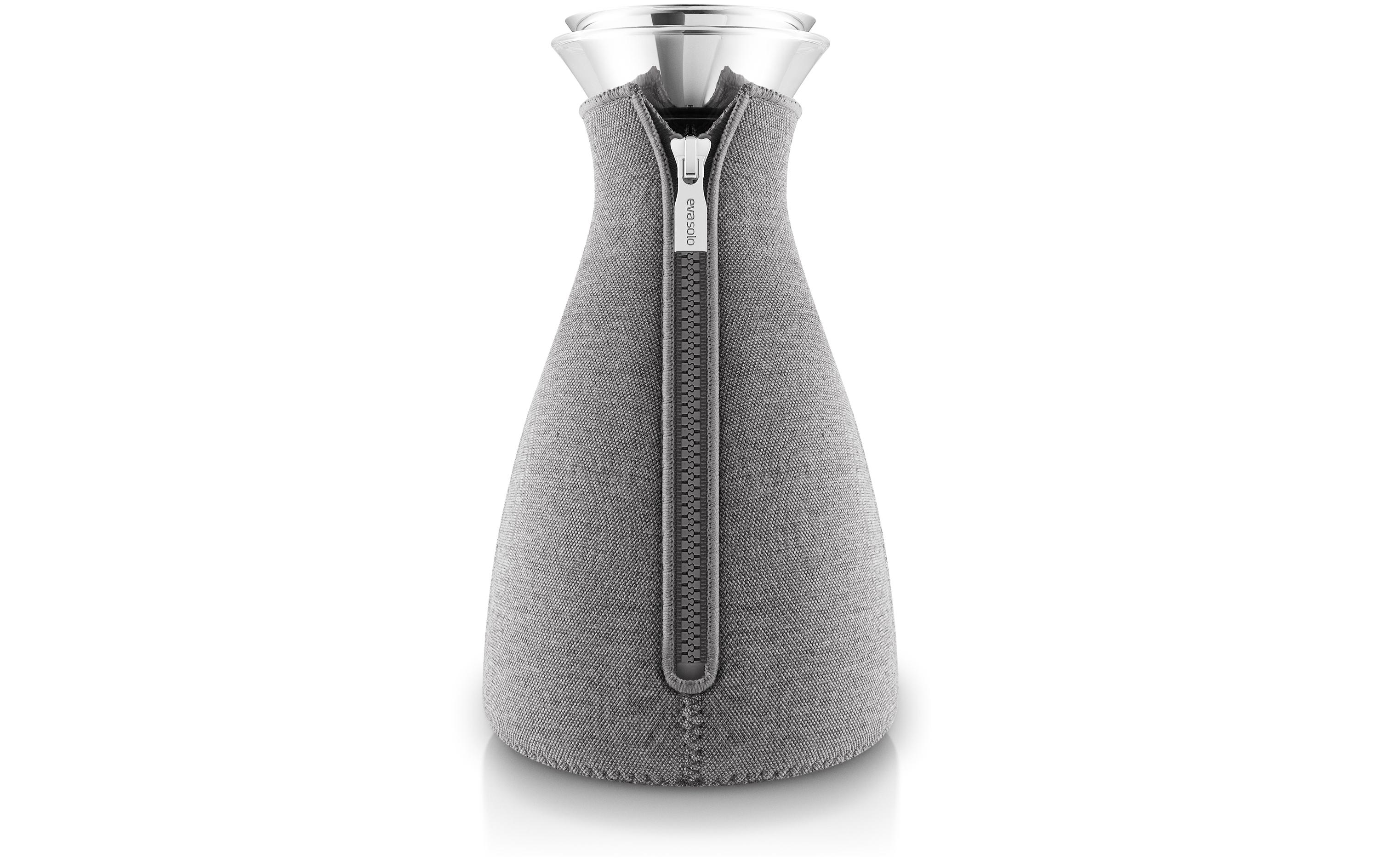 Kaffeebereiter CafeSolo 1 l, Dark GreyKaffeebereiter aus Glas mit Neoprenanzug