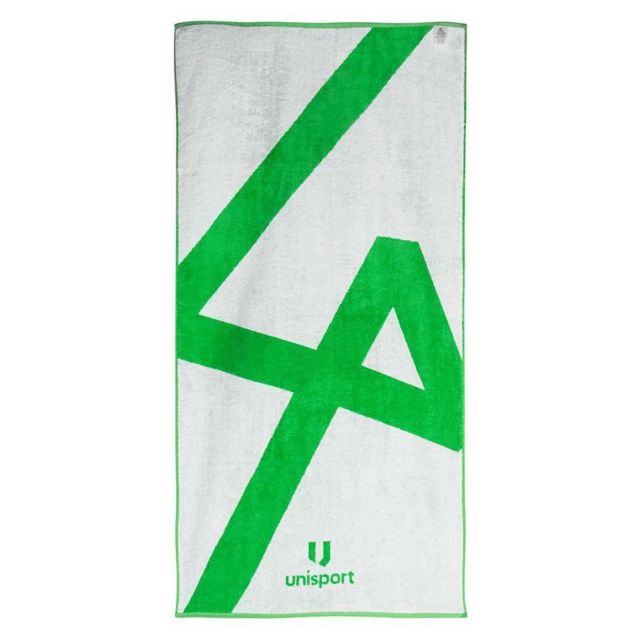 Unisport Serviette de Plage The Dribble Large 140 x 75 cm - Vert/Blanc