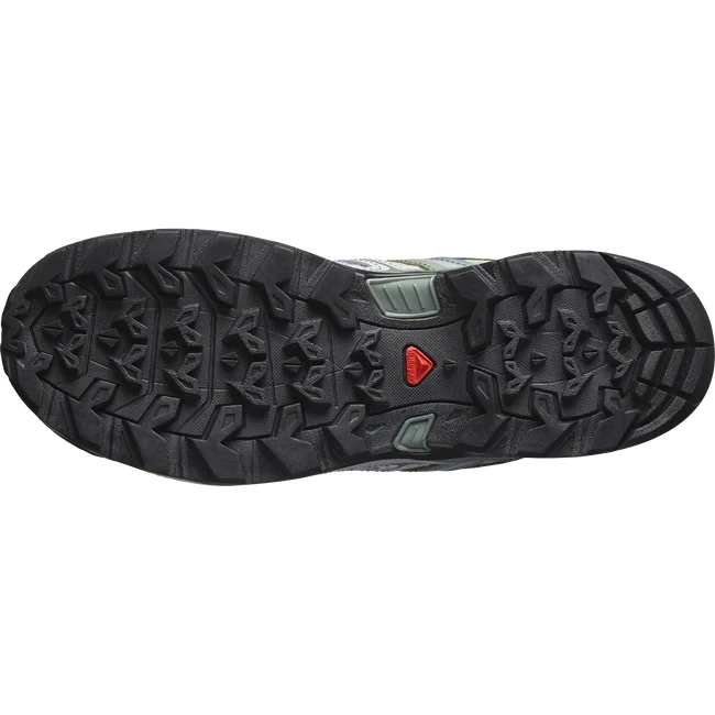 X ULTRA PIONEER  Hiking-Halbschuhe Damen OilGreen/CastorGray/AmparoBlue