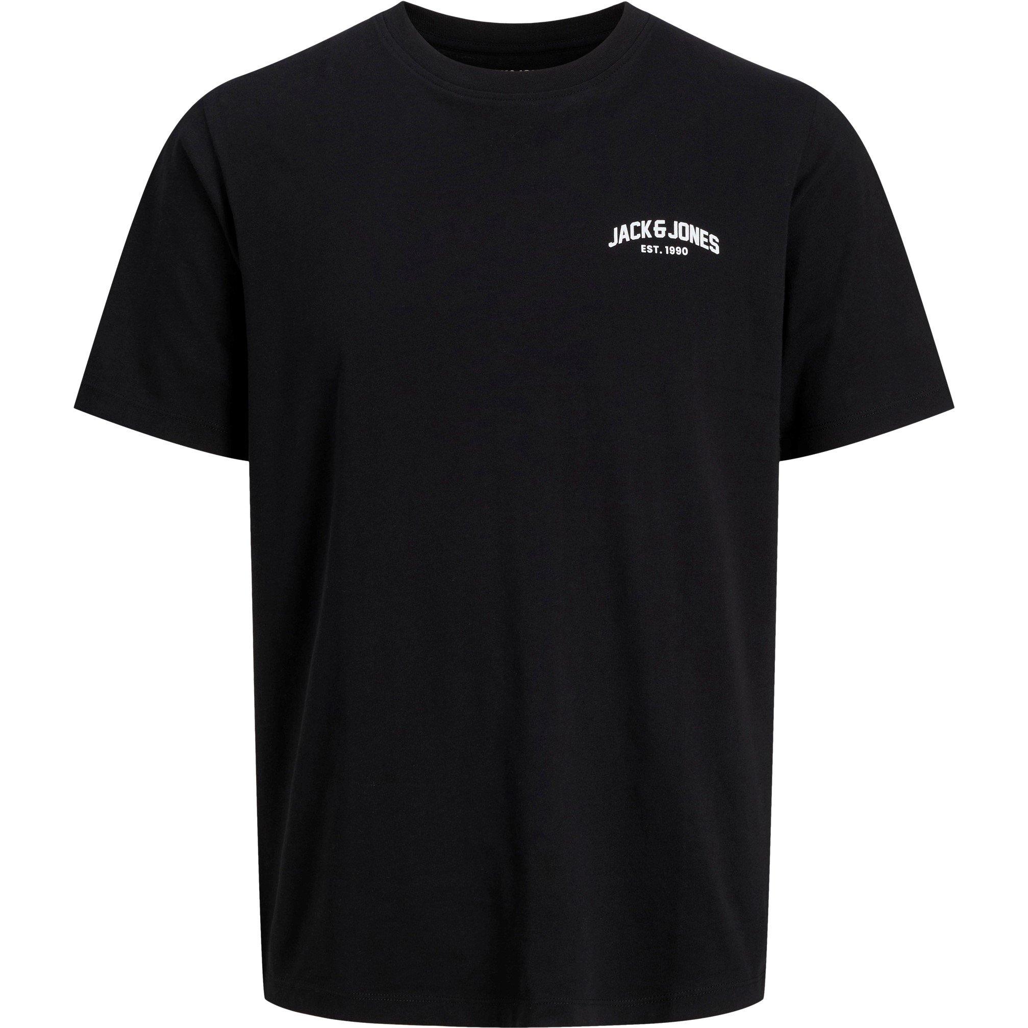 Jack and Jones 5 Pack Short Sleeve T Shirt Mens
