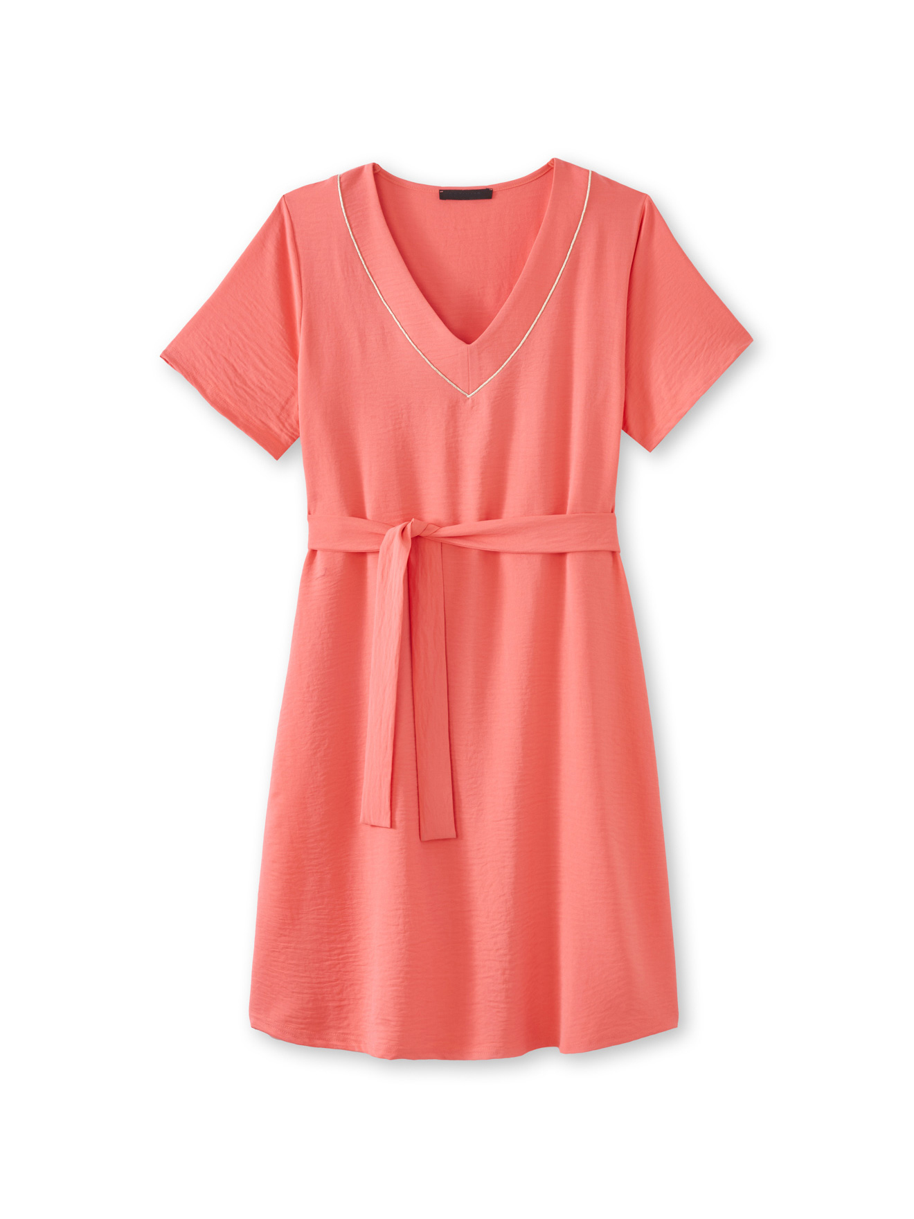 Robe légère en crêpe effet gaufré