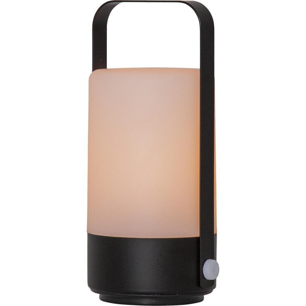 LED tafellamp Flame Lantern in zwart 0,06W IP44