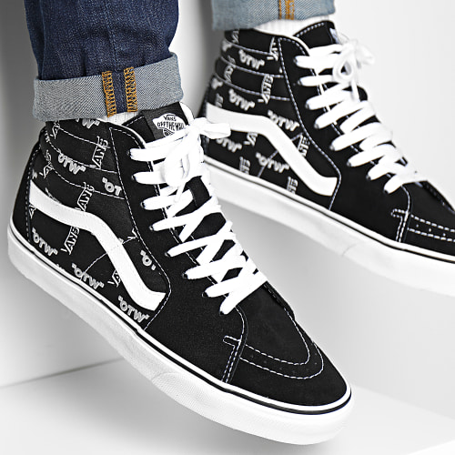 Baskets Sk8 Hi A5JMJB0H1 Shadow Vans Black True White