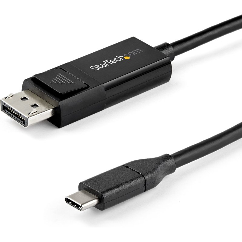 StarTech.com Câble USB Type-C vers DisplayPort 1.4 (bidirectionnel) - 1m - Adaptateur USB-C à DP