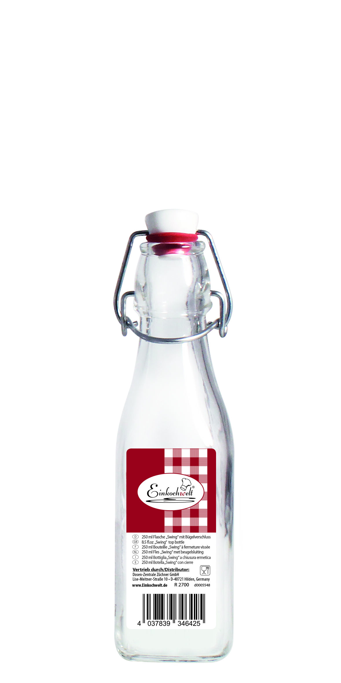 Beugelfles - 0.25 l - 250 Milliliter