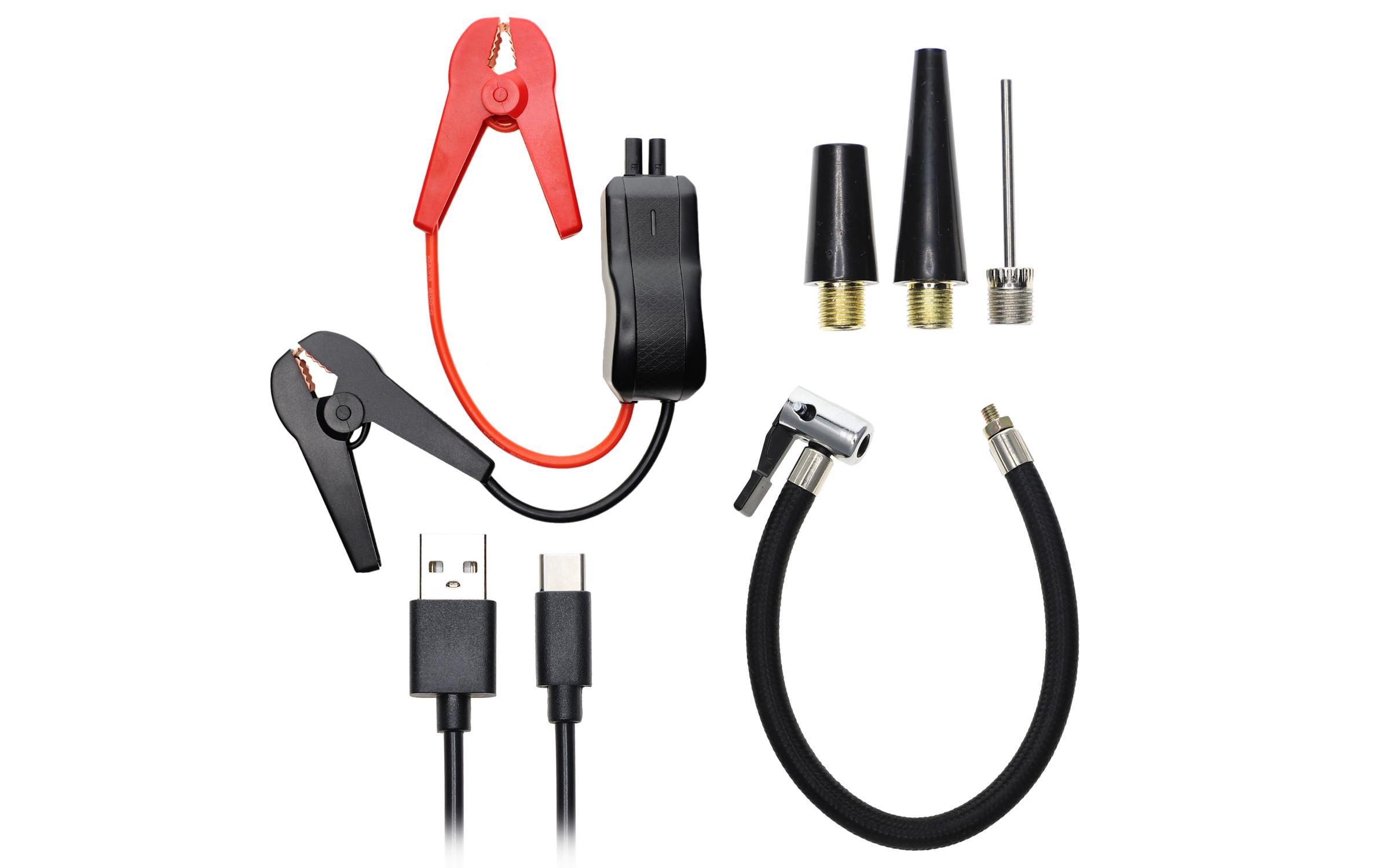 Powerbank PitStop+ mit Starthilfeausrüstung & Kompressor<br>All-in-One-Lösung aus Powerbank, elektrischer Reifenpumpe und Starthilfe-Kit