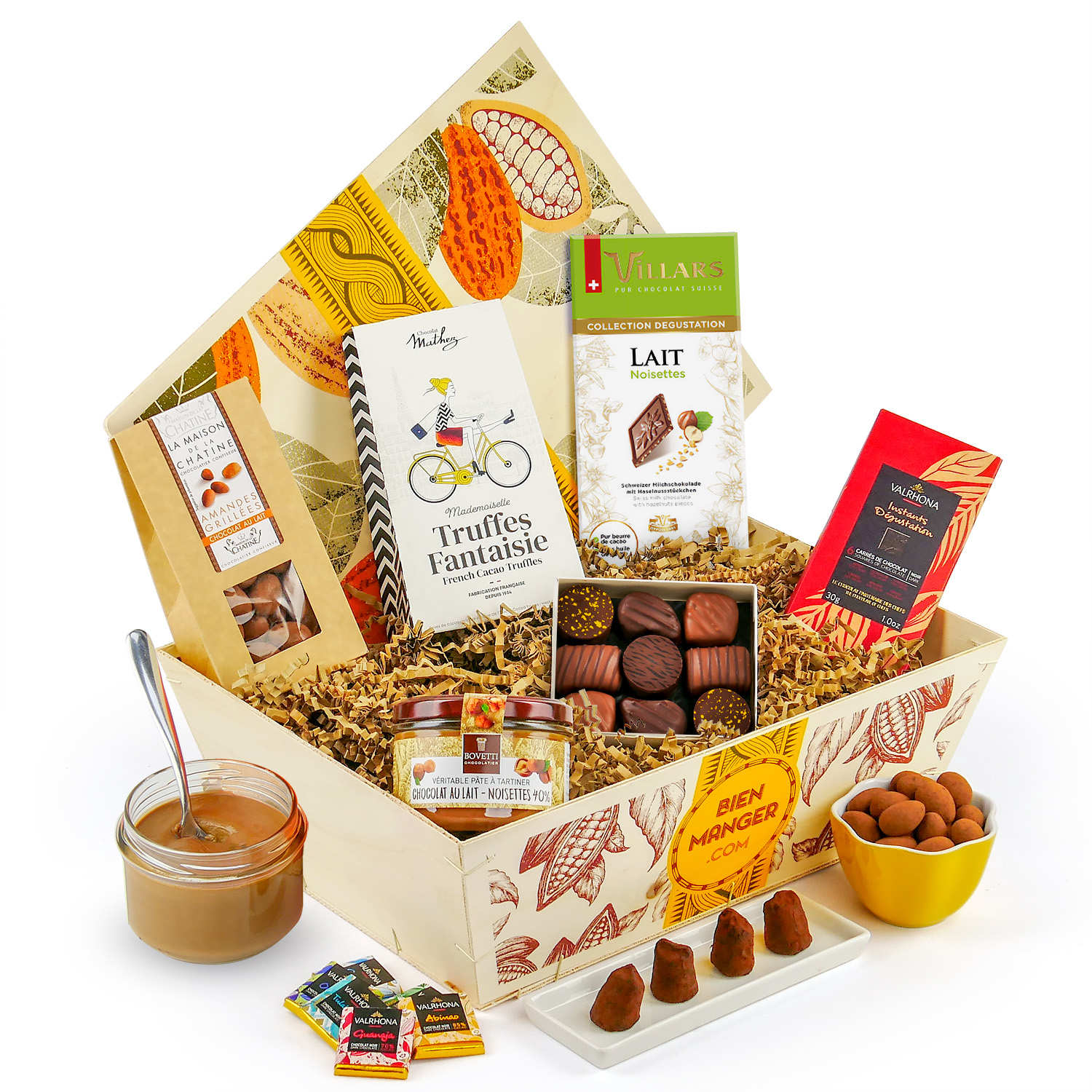 Panier cadeau Le 100% Chocolat