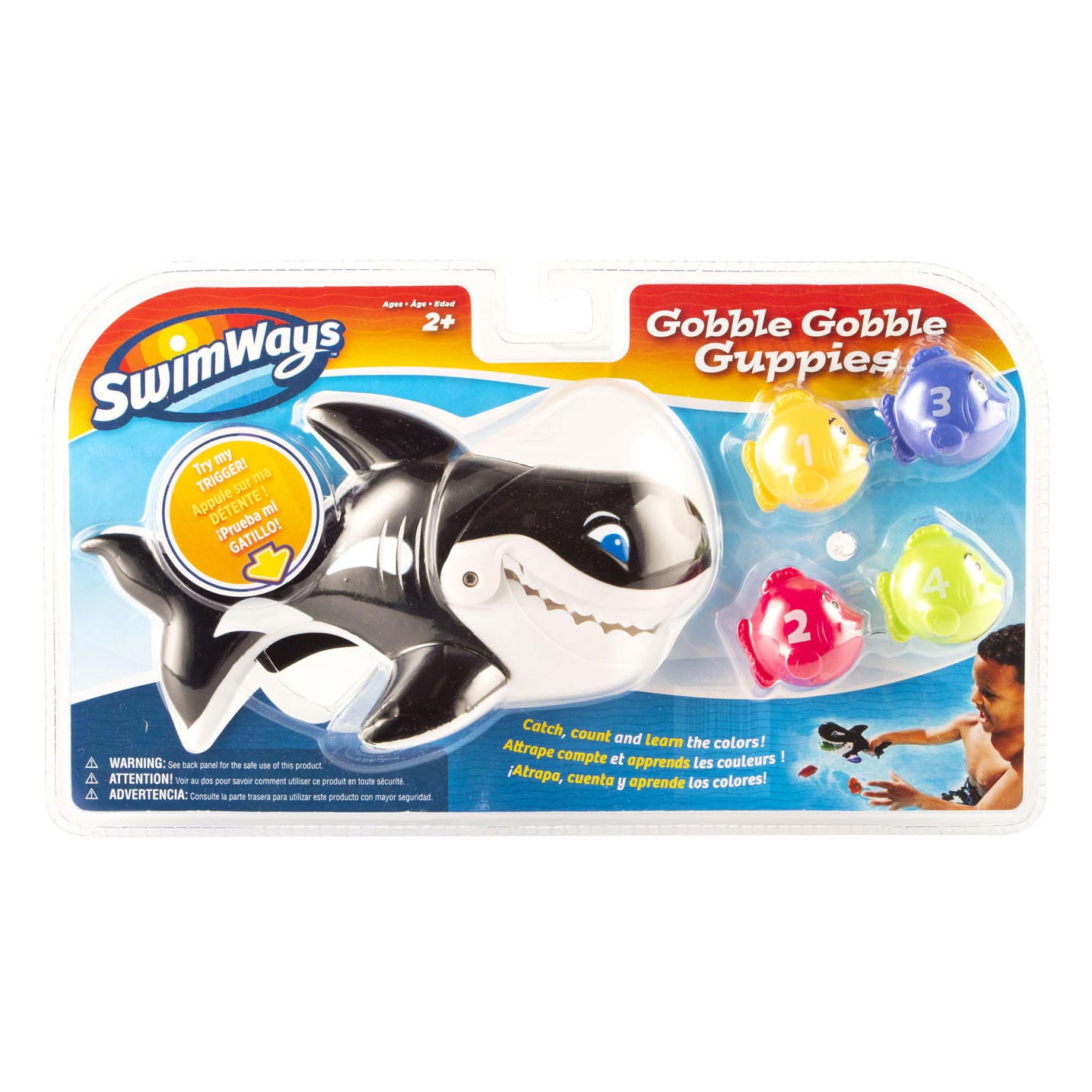 SwimWays - Gobble Gobble Gupies Orca Waterspeelgoed