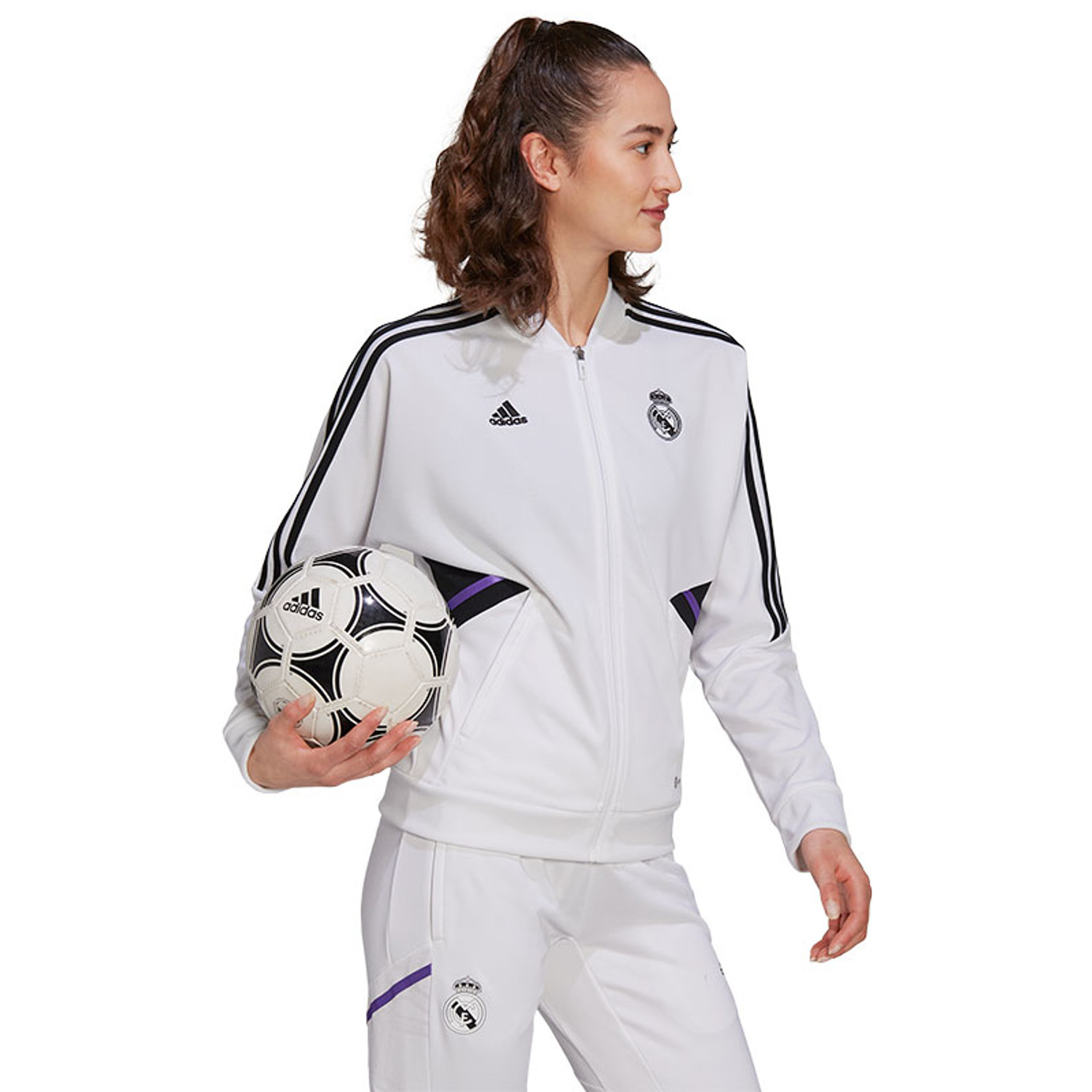 adidas Real Madrid TK Jacket Trainingspak Dames