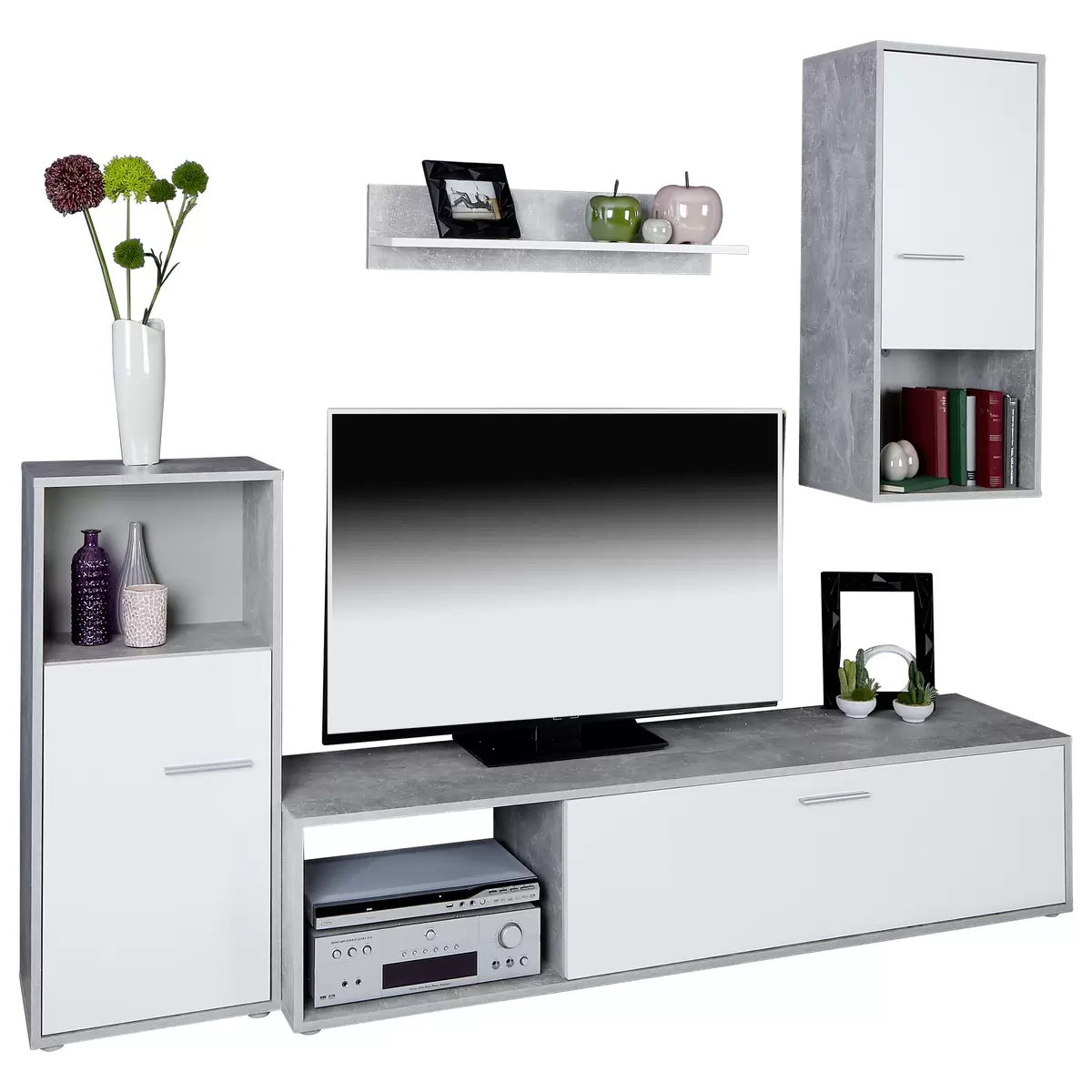 Wohnwand Aran Best Price weiss