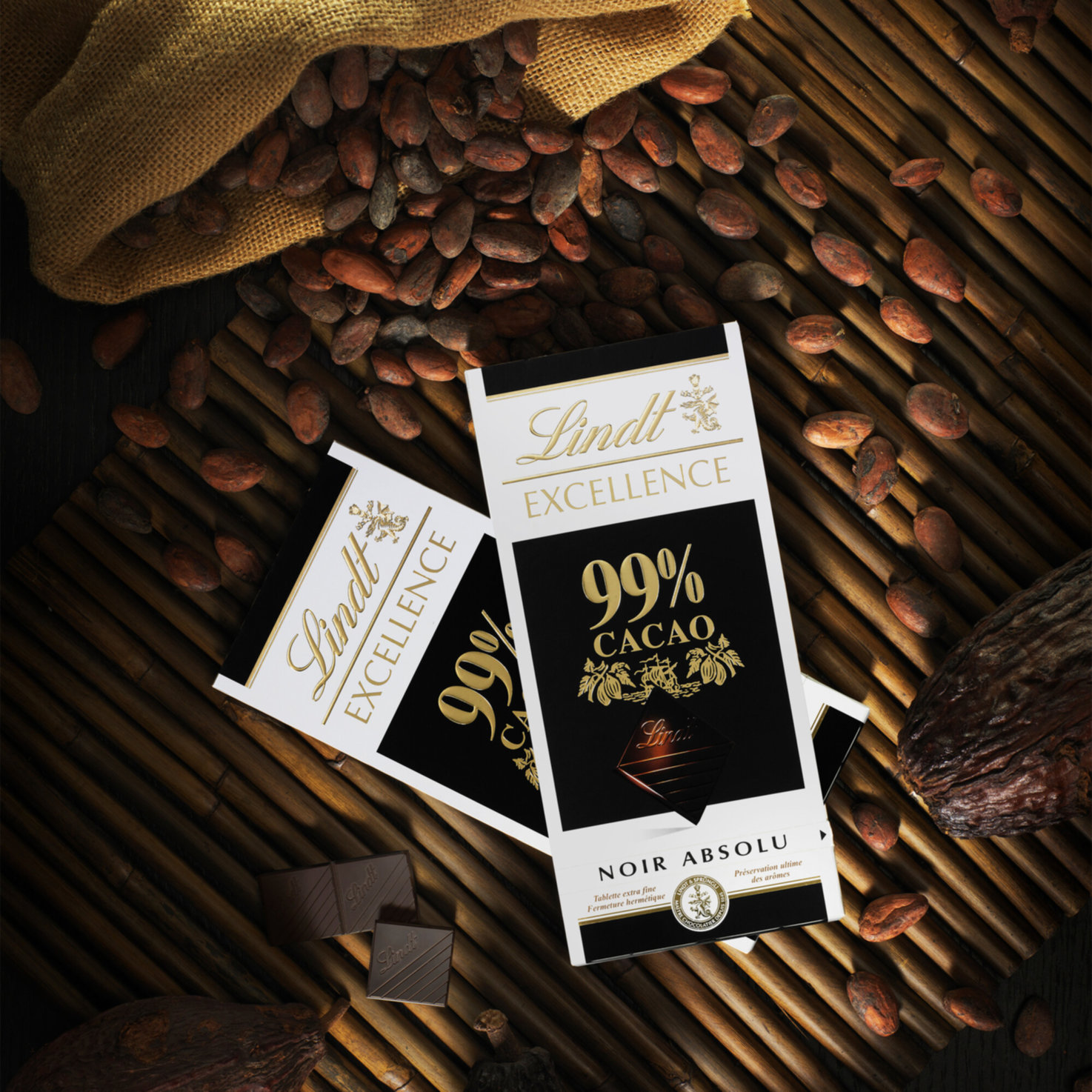Lindt Excellence Dunkel 99% Cacao Tafelschokolade