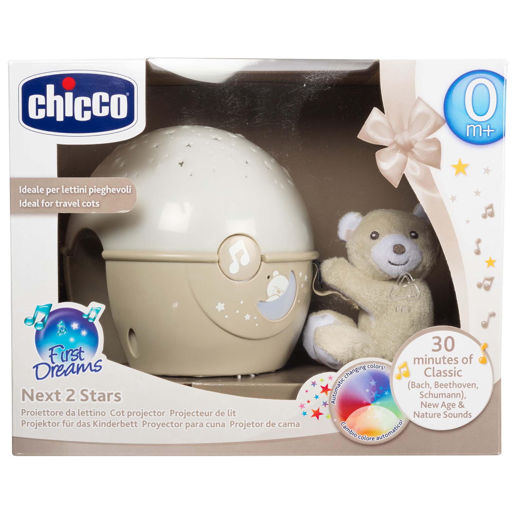 Chicco Next2Stars Projector First Dreams grijs - nachtlampjes - Prénatal