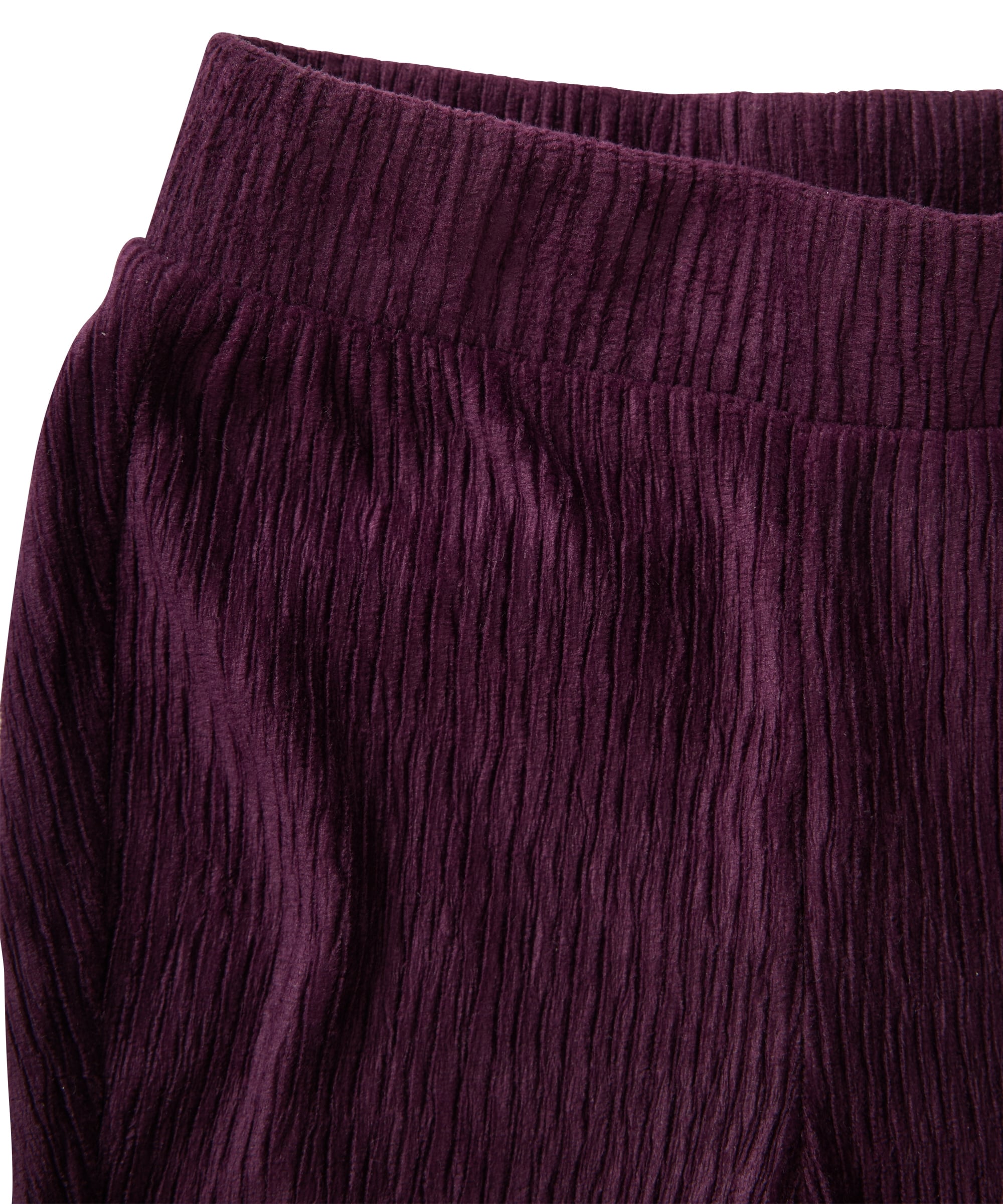 uni flared fit broek velvet