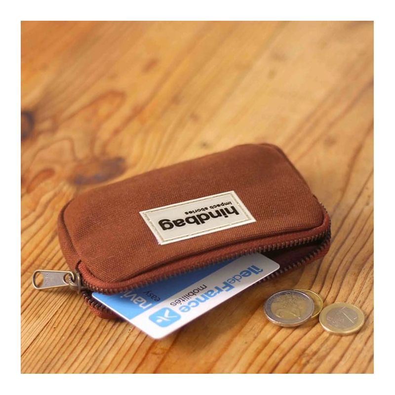 Porte monnaie Lili 13 cm Chocolat