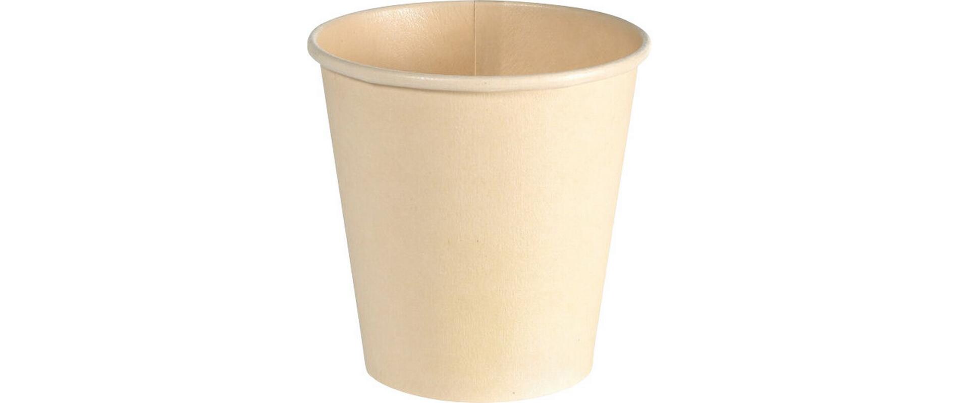 Einwegbecher Sweet Cup 18 cl 800 Stk/Krt (16 x 50 Stk)Bagassebecher