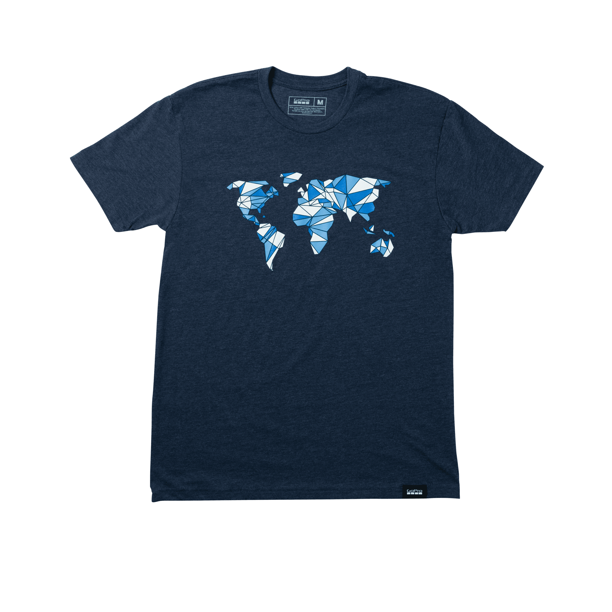 T-Shirt „Global“ (Blau)
