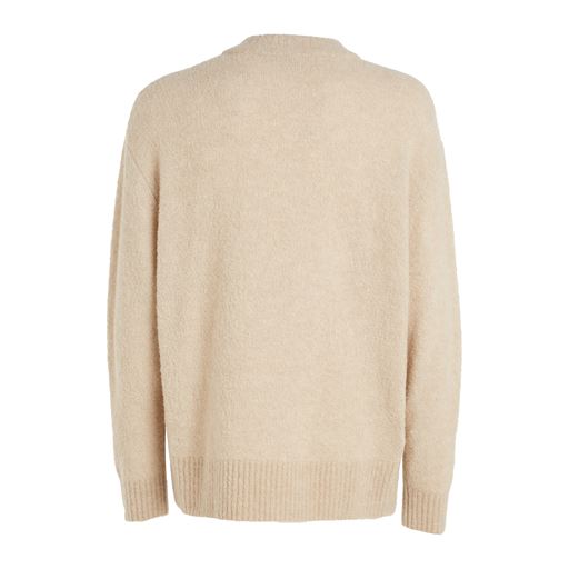 Calvin Klein Uld Striktrøje, Fog, L