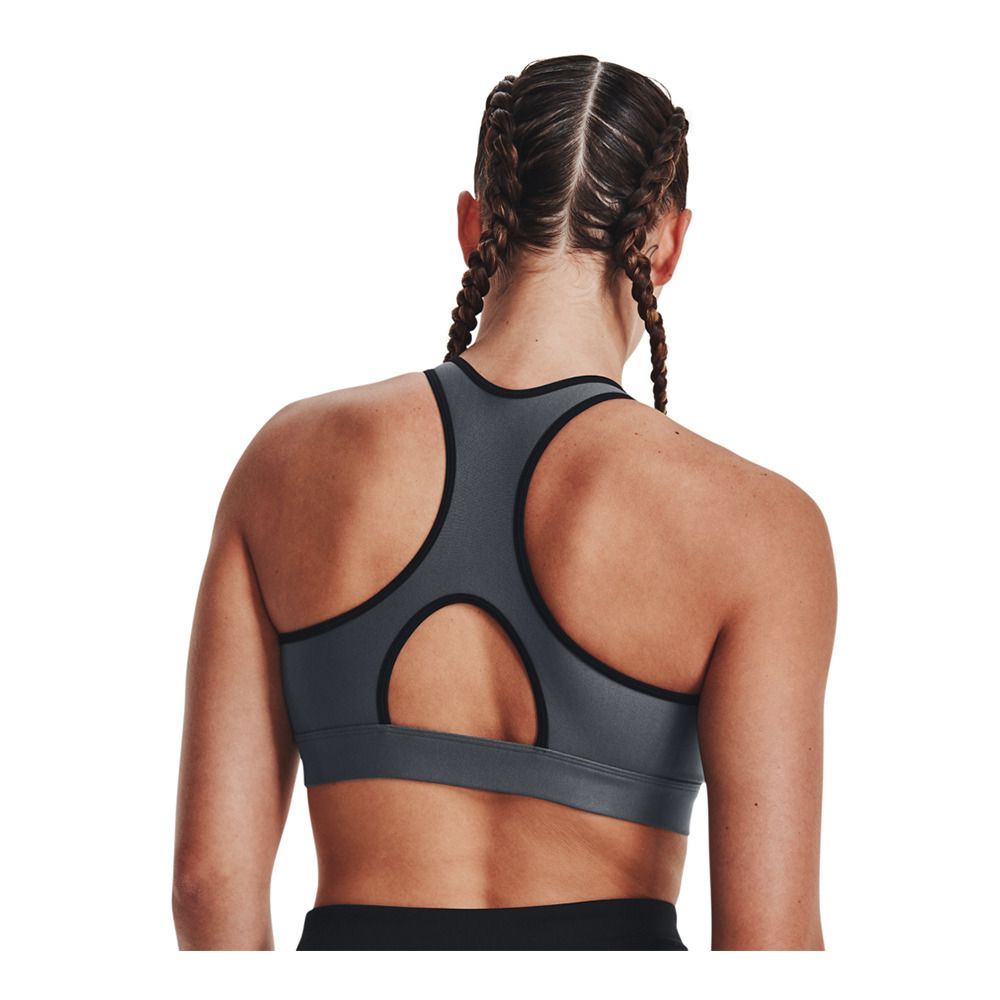 Under Armour MID PADLESS - Brassière Femme gray