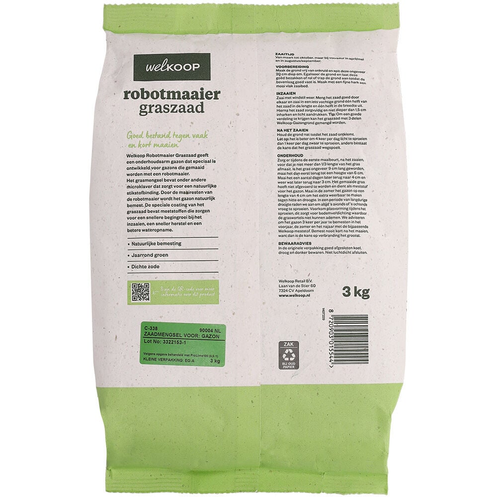 Welkoop - Robotmaaier Graszaad - 120 m2