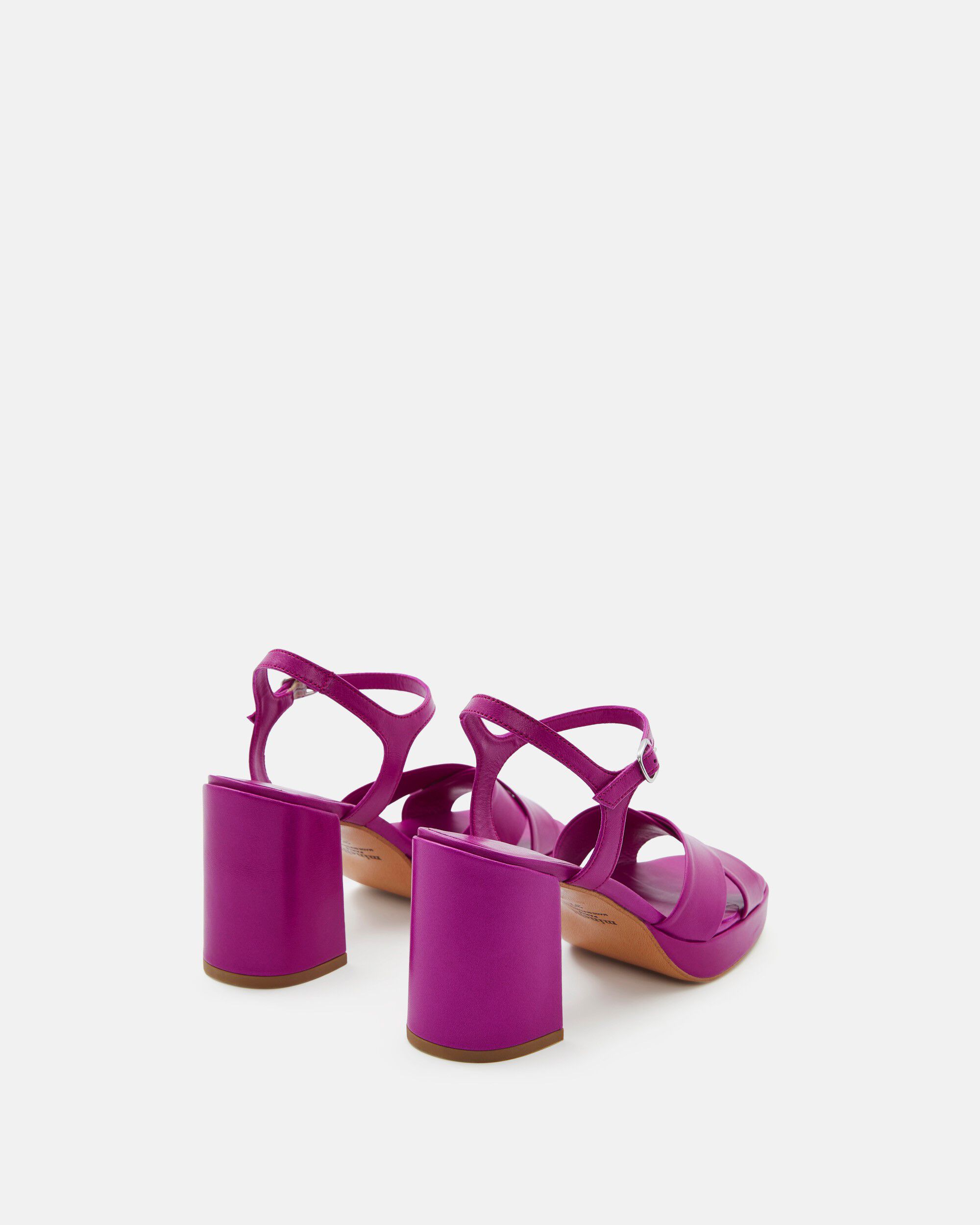 SANDALE à TALON ESME Fuchsia