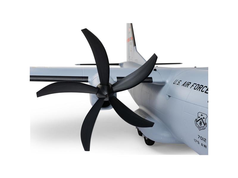 E-flite Transportflugzeug EC-1500 Twin 1.5 m BNF Basic 2-Motoriges Frachtflugzeug mit Spektrum Technik