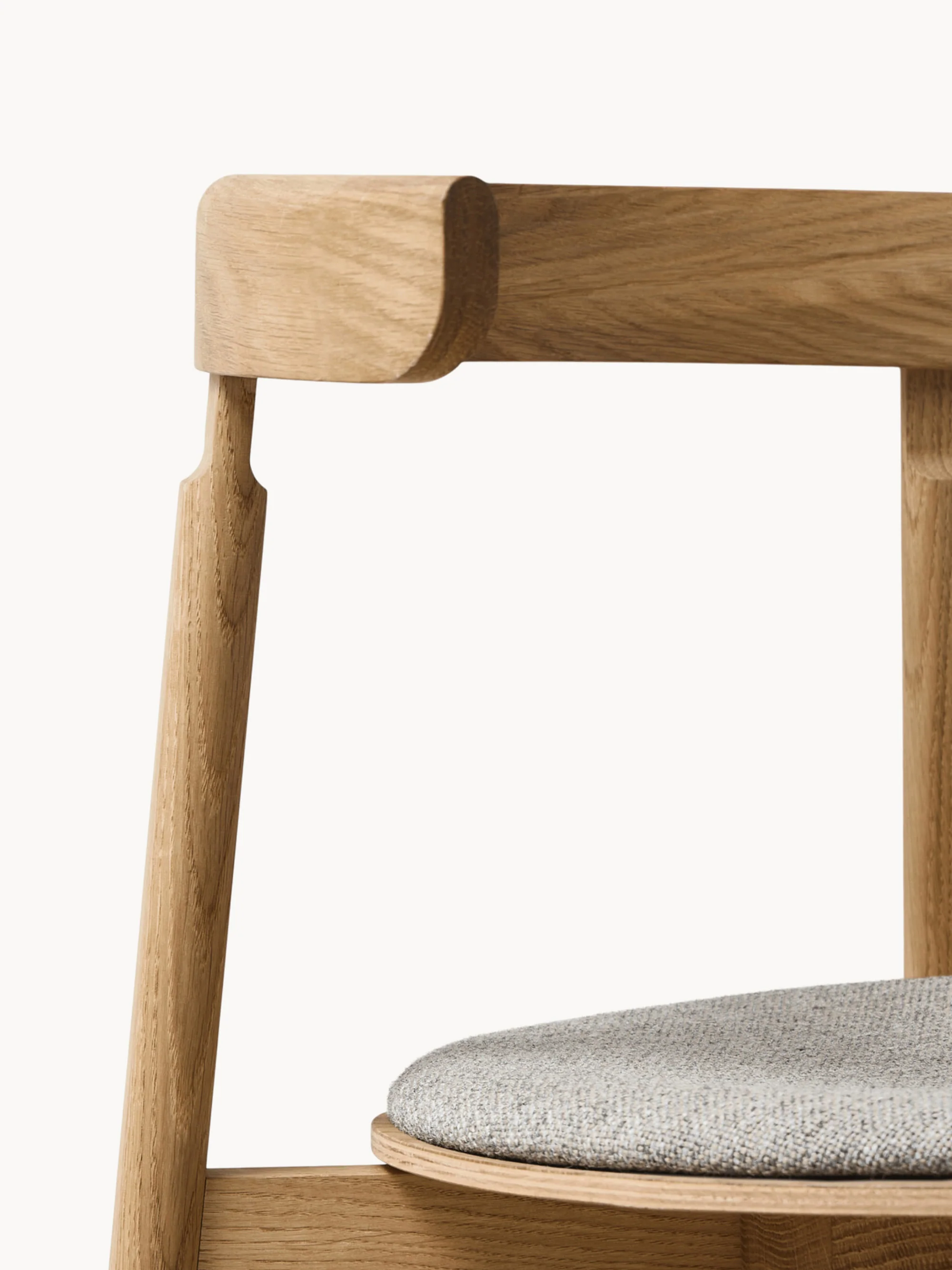 Houten stoel Lunar
