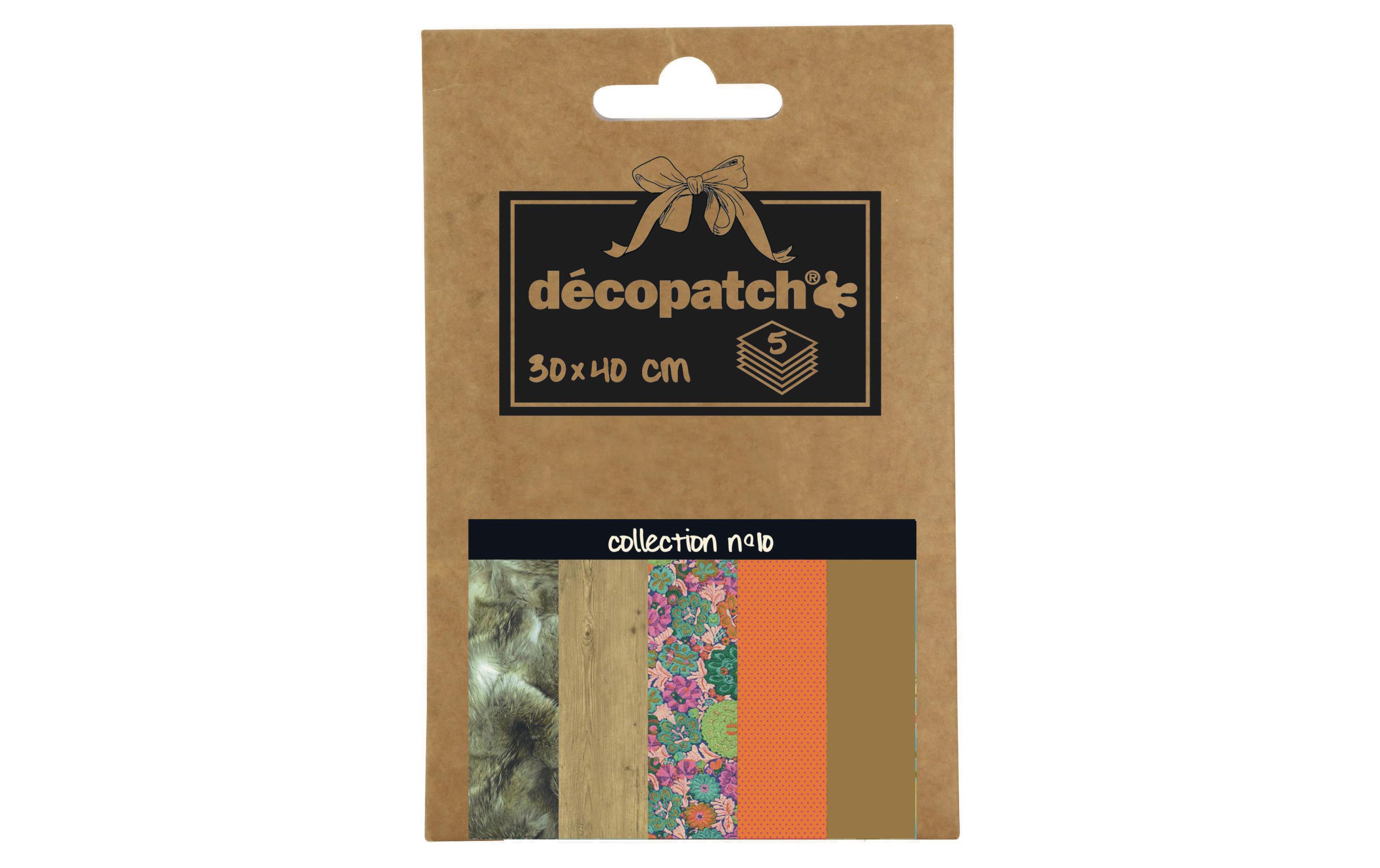 Decopatch-Papier Nr. 10, 5 BlattBastelpapier