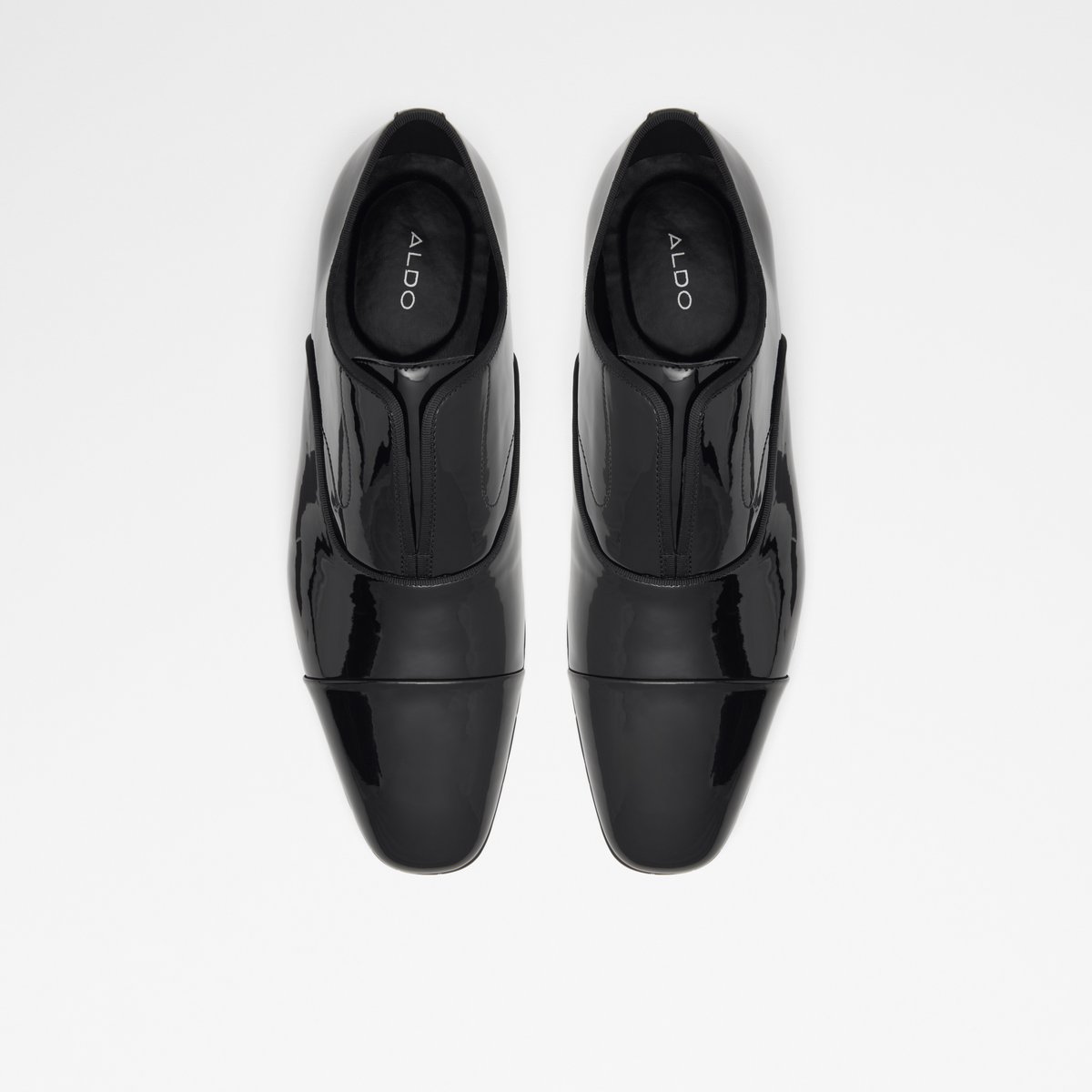 Bolivar Black Synthetic Men Dress Shoes