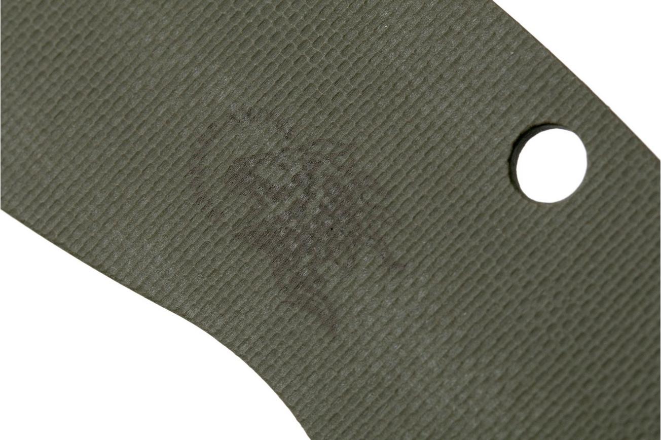 Rick Hinderer XM-18 3,5” greepschaal, Faux Bolster OD-Green G10