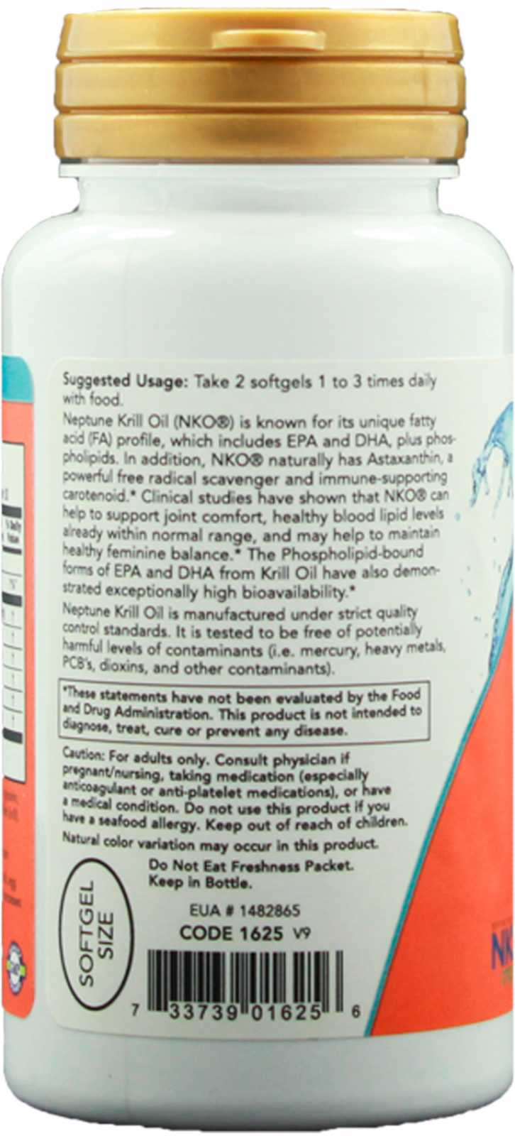 NOW Foods Aceite de Krill 500 mg 60 cápsulas blandas