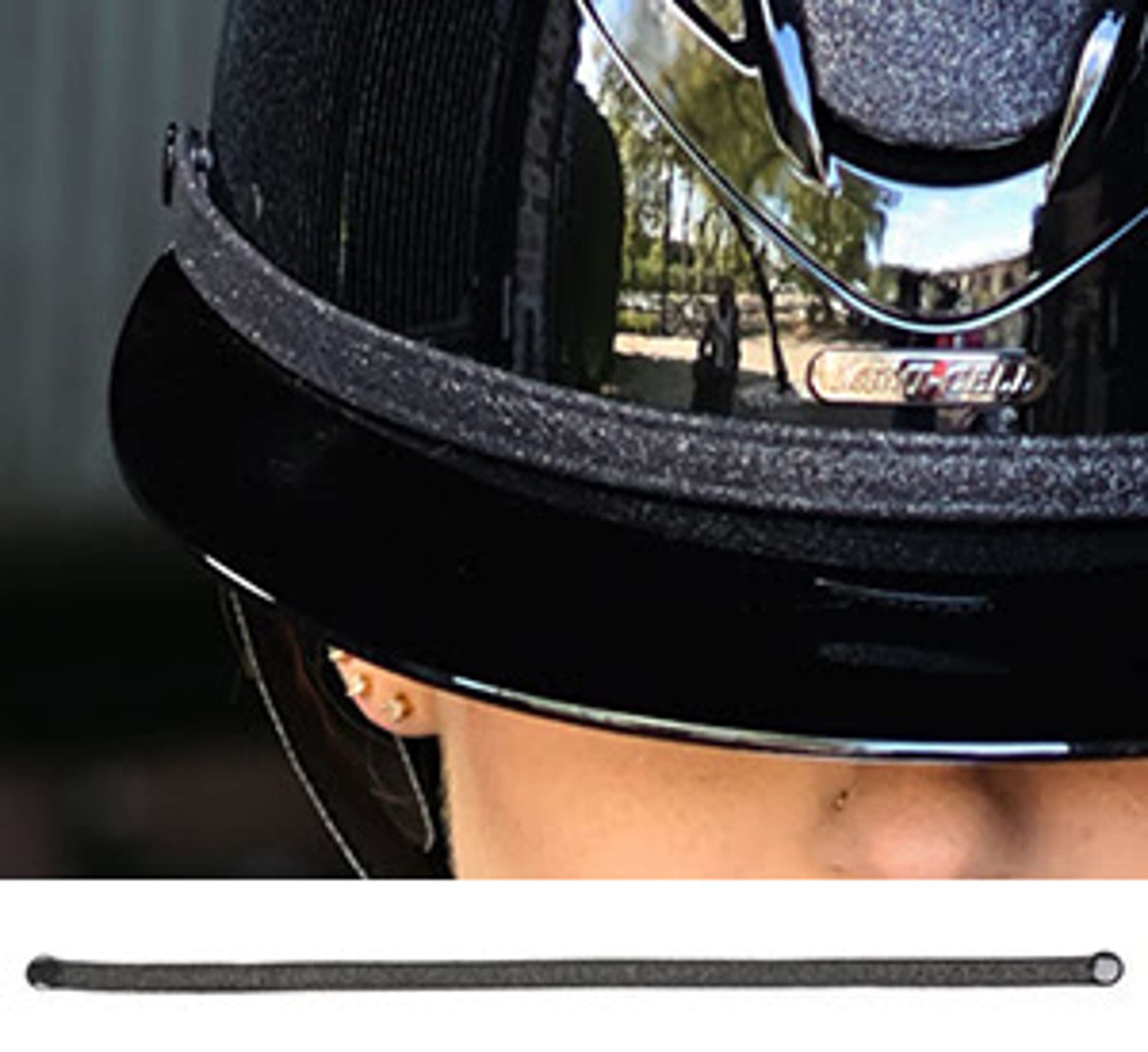 Lami-Cell Cap Strap Glitter Zwart