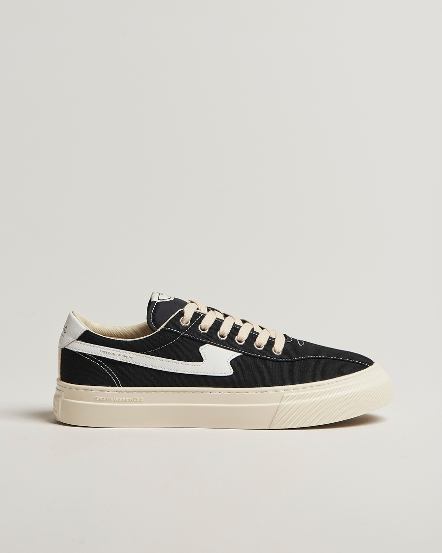 Stepney Workers Club Dellow S-Strike Cupsole Canvas Sneaker Black/White