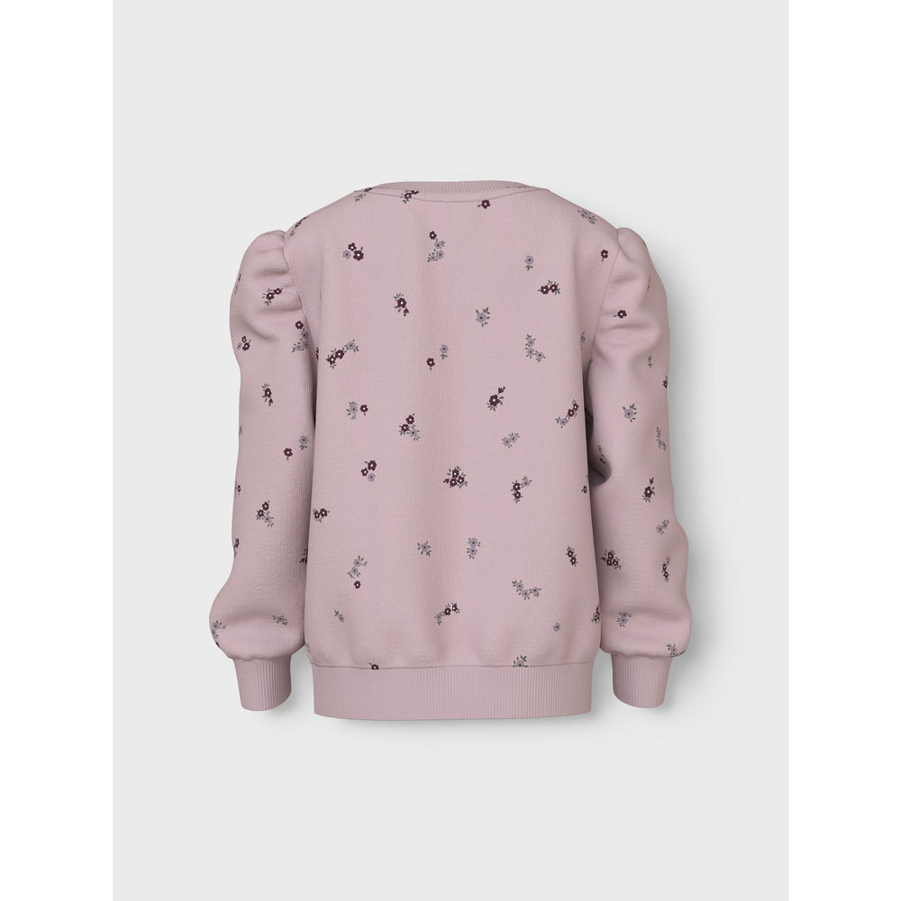 Køb Name It Burnished Lilac Nmflower Ls Sweat Bru