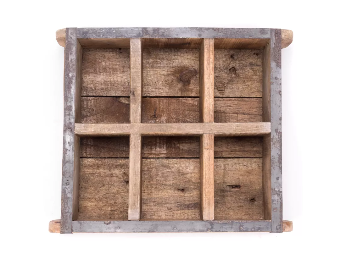 CAISSE EN BOIS Brique Bois massif, forme de brique